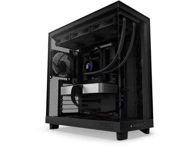 Skriňa Nzxt H6 Flow Midi Tower čierna s oknom