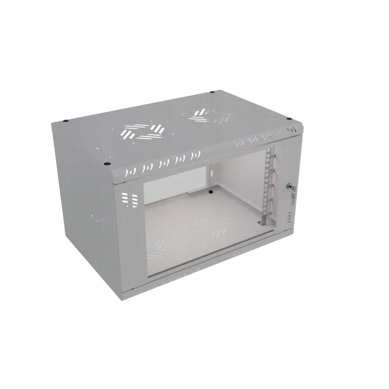 Skriňa Rack 19'' 6U 350 mm Šedá Sklo