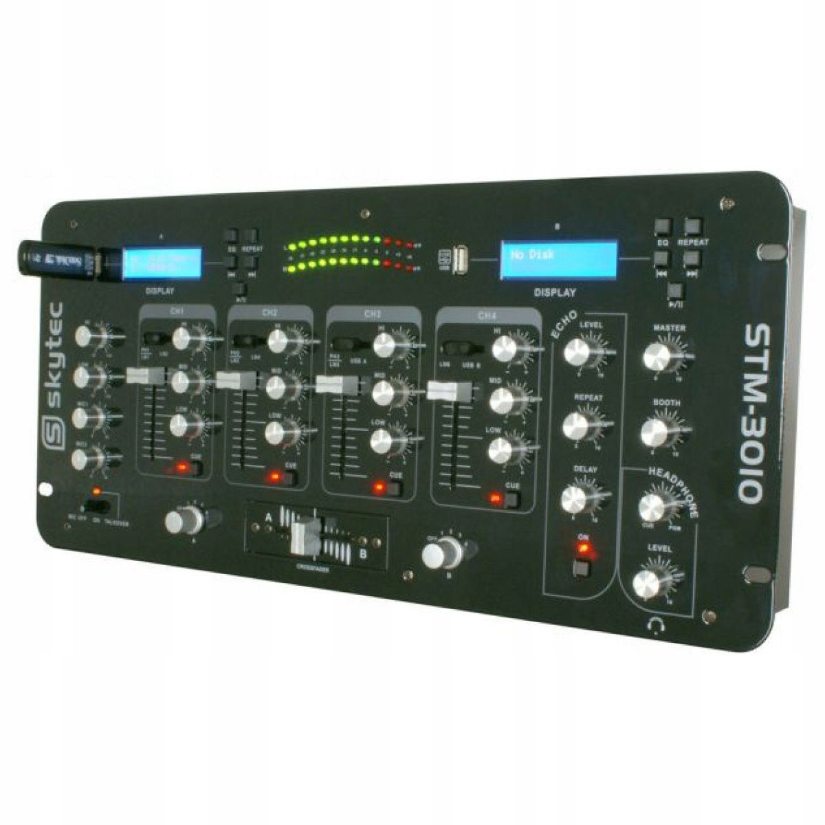 Skytec STM-3010, 4-kanálový mixér s USB/MP3