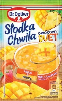 Sladký okamih Ovocný kýl Duet mango-ananás Dr. Oetker 32 g