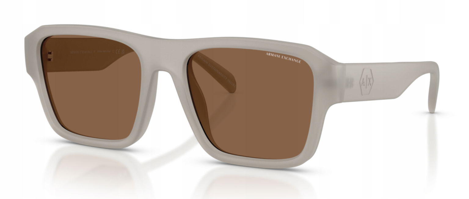 Slnečné okuliare Armani Exchange Ax 4154SU 83720K sivé
