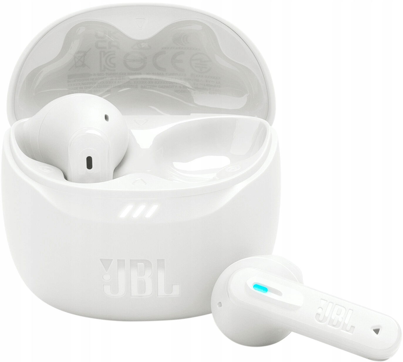 Slúchadlá do uší Jbl Tune Flex 2 Biele Anc Vodotesné