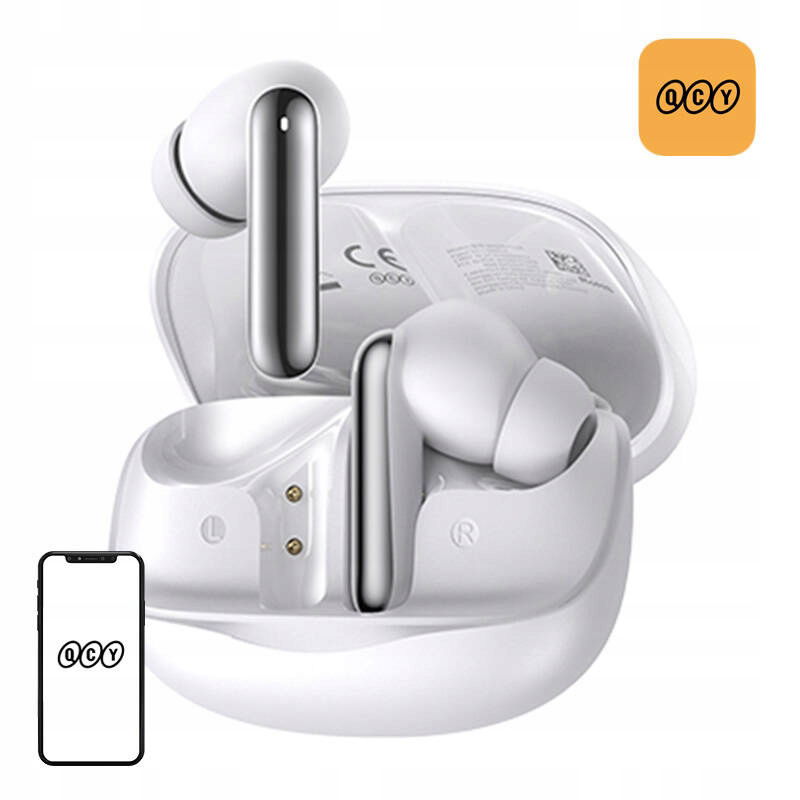 Slúchadlá Tws Qcy MeloBuds HT12 (biele)