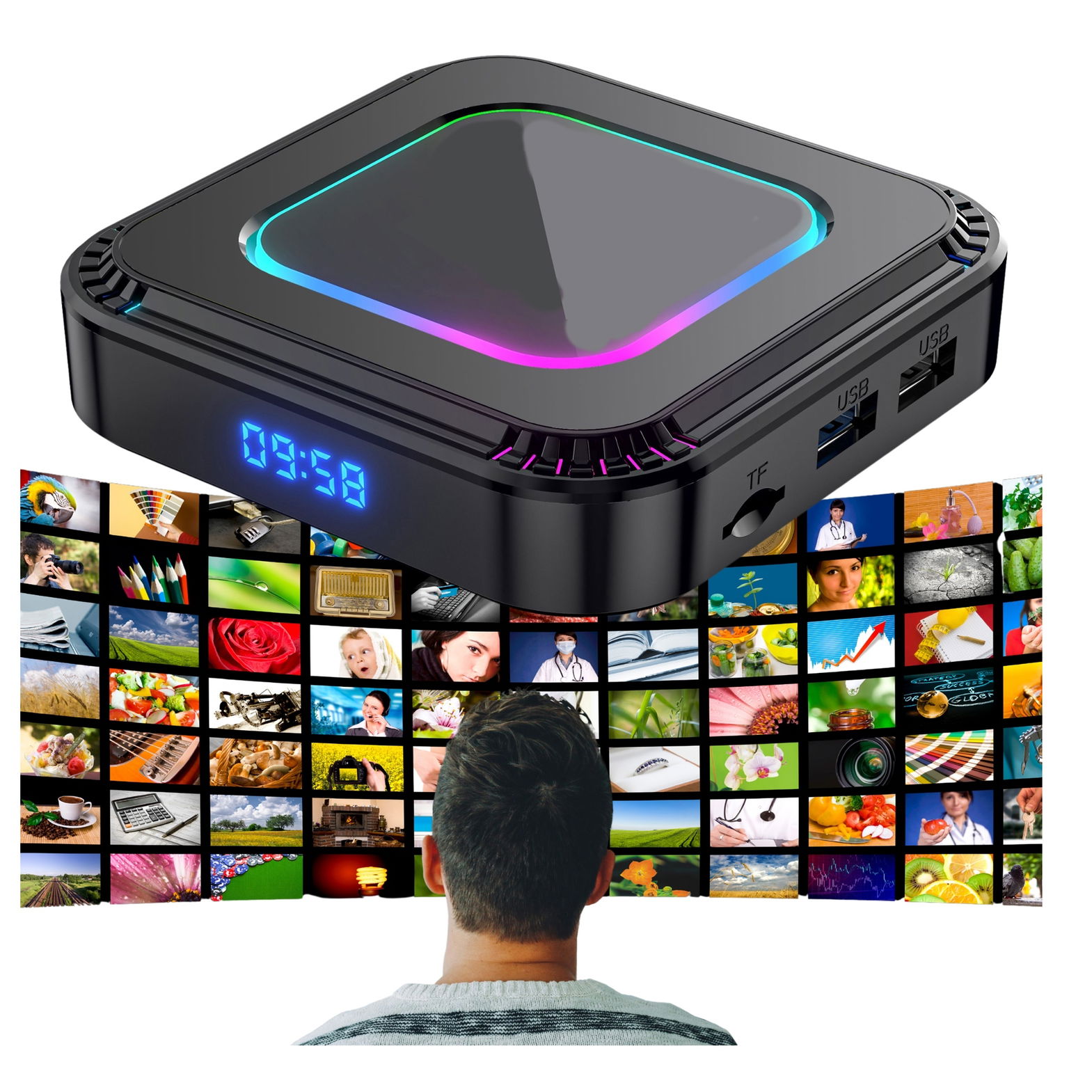Smart Box 8K Drmz Optimastream Android 13, HDR10+, Bluetooth 5, Wifi 6