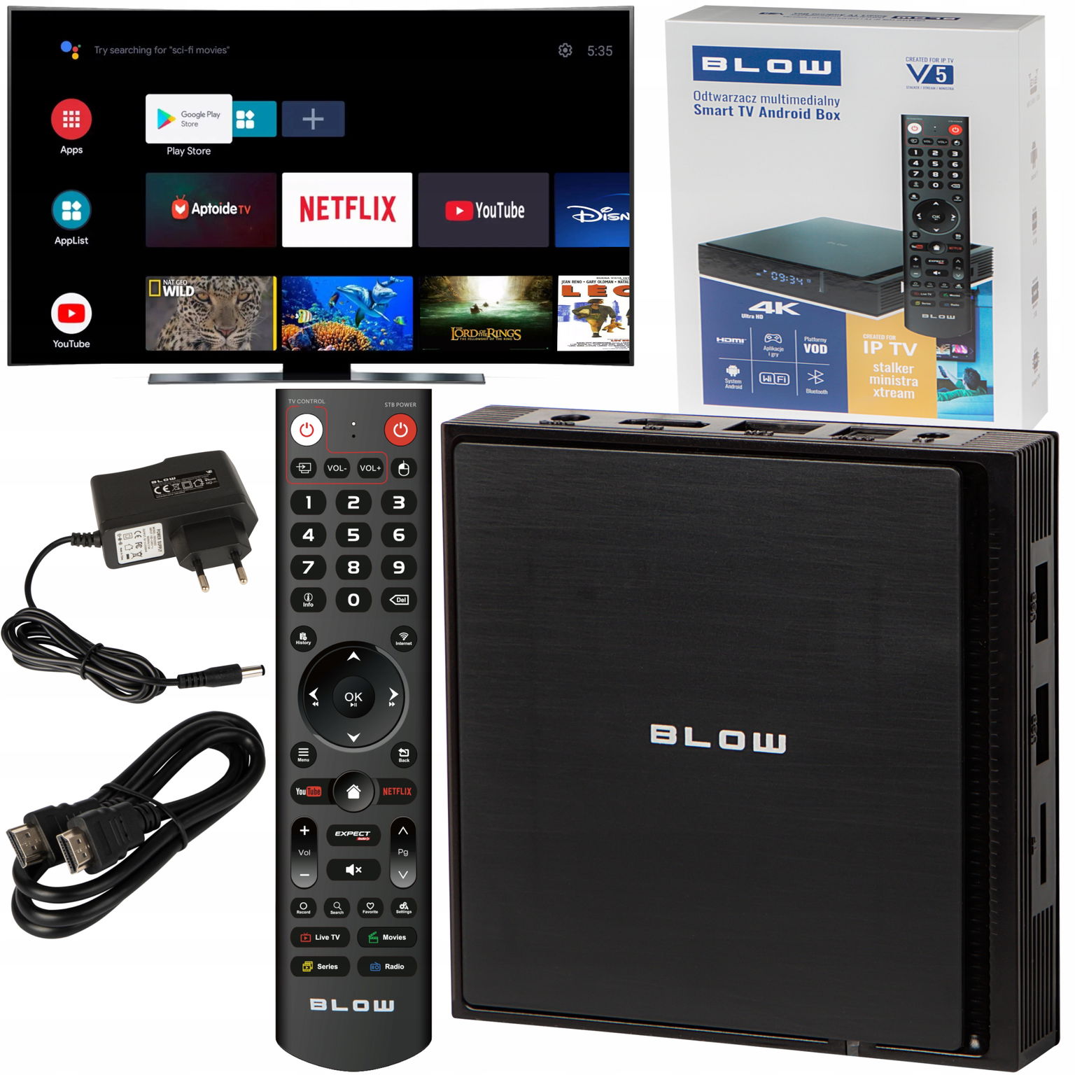 Smart Box Tv Prehrávač Multimediálny 4K Android 11 Wifi Chromecast Iptv