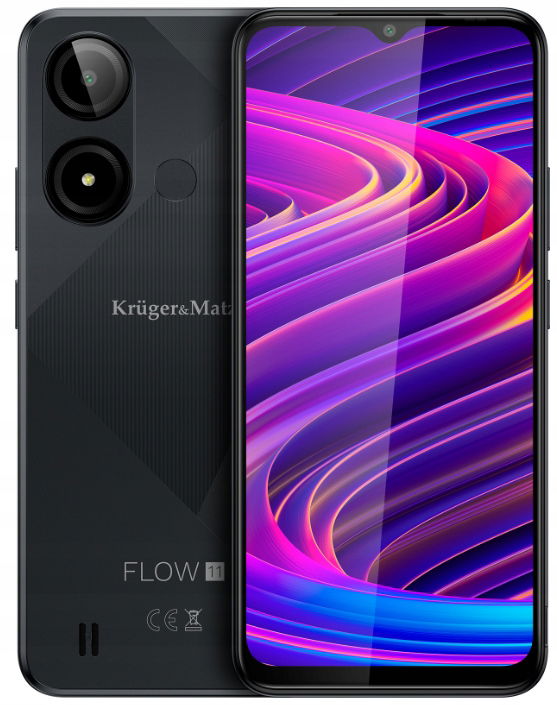 Smartfón Kruger&Matz Flow 11 6,56" 4/64GB DualSIM 4000mAh Lte čierny