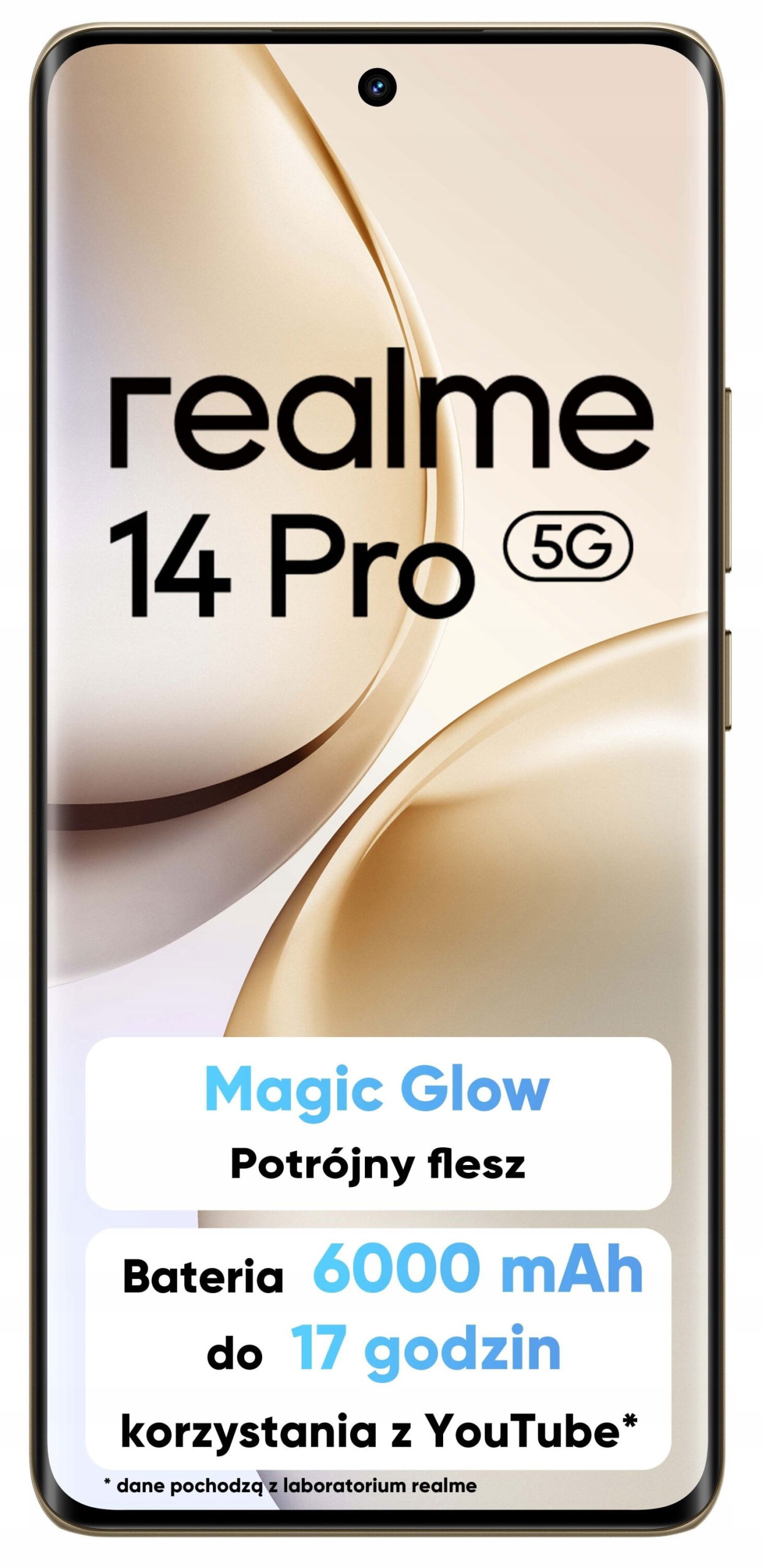 Smartfón realme 14 Pro+ 5G 12/512GB Dual Sim Nfc Oled Biely Perlový