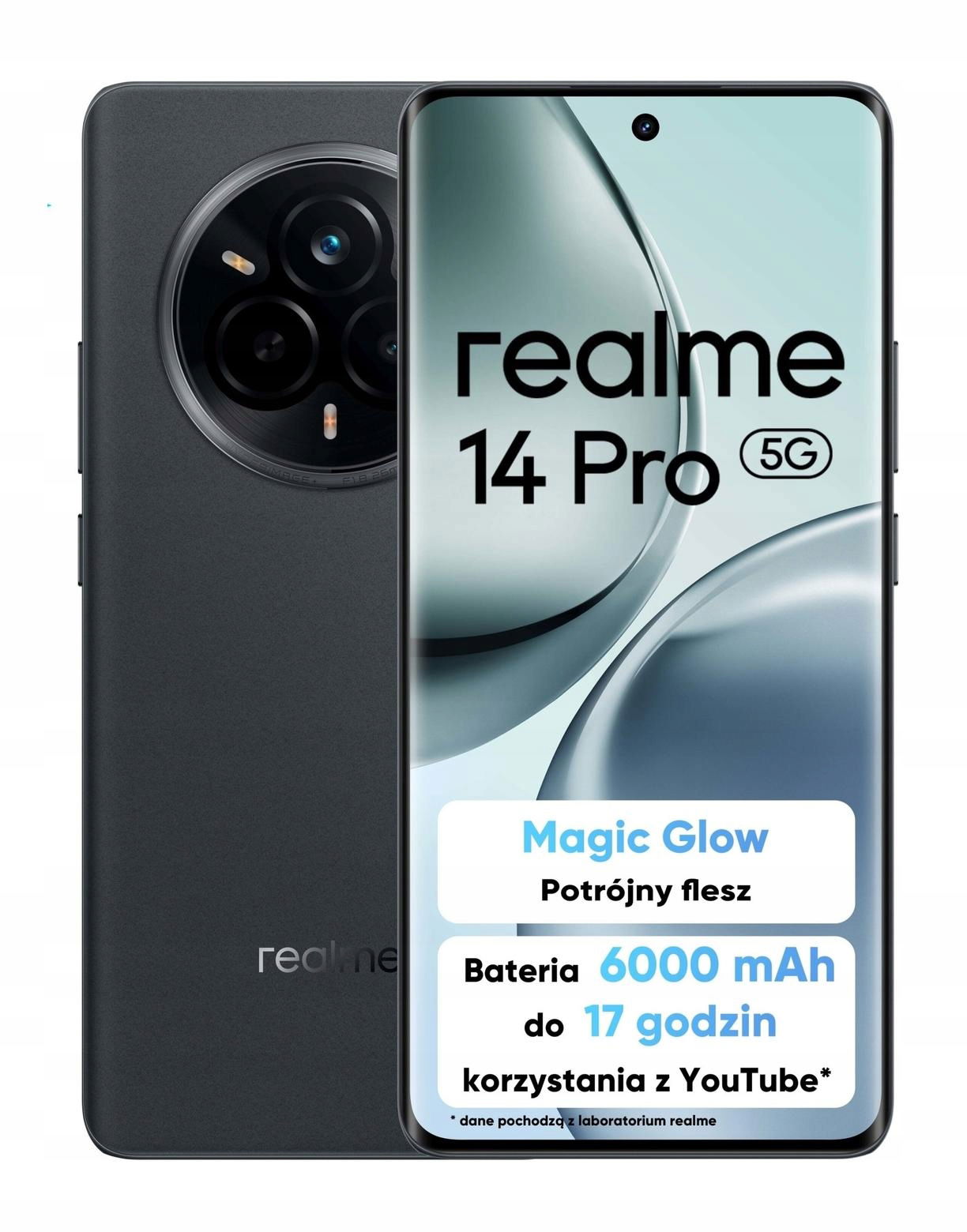 Smartfón realme 14 Pro+ 5G 8/256GB Dual Sim Nfc Oled Sivý Suede Grey