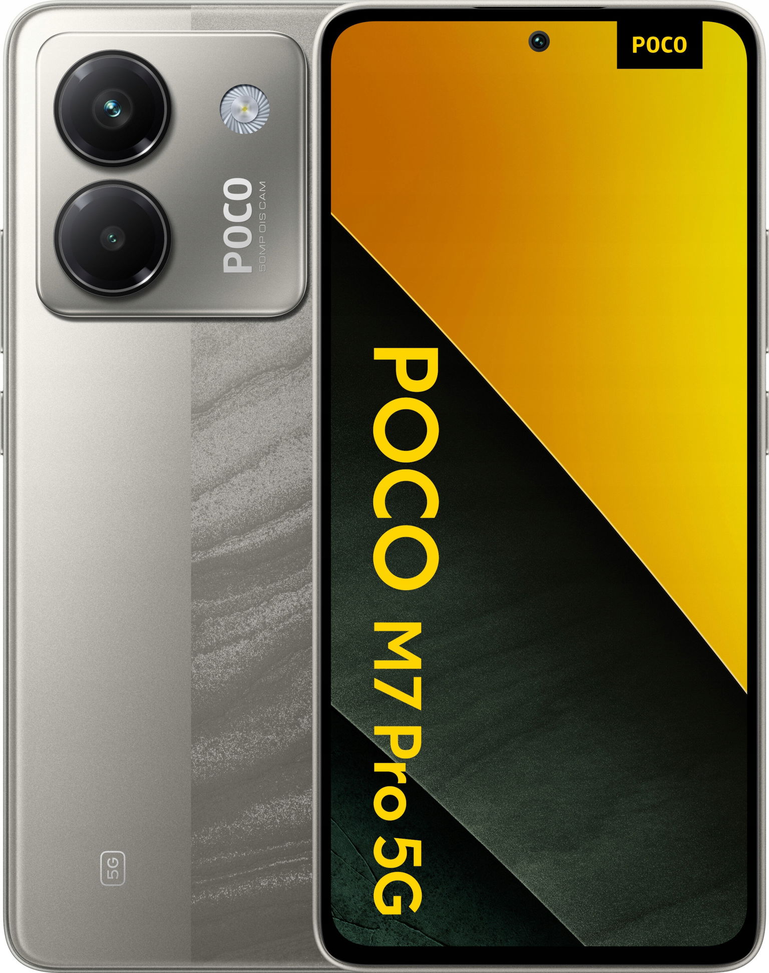 Smartfón Xiaomi Poco M7 Pro 5G 12/256GB Dual Sim Nfc strieborný