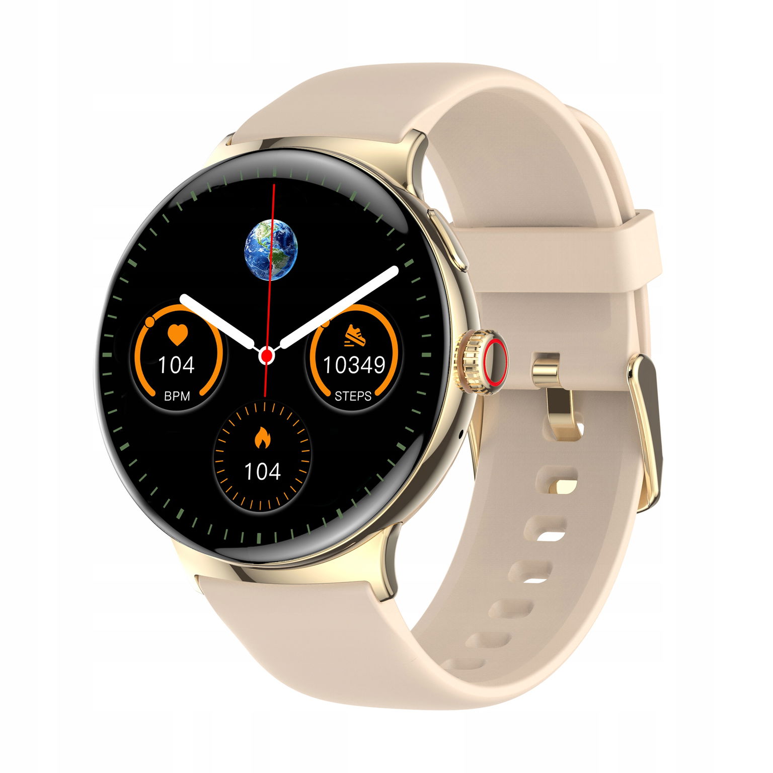 Smartwatch Dámske Hodinky Amoled Watch Menu Pl Rozhovory Sport 3 Prúžky