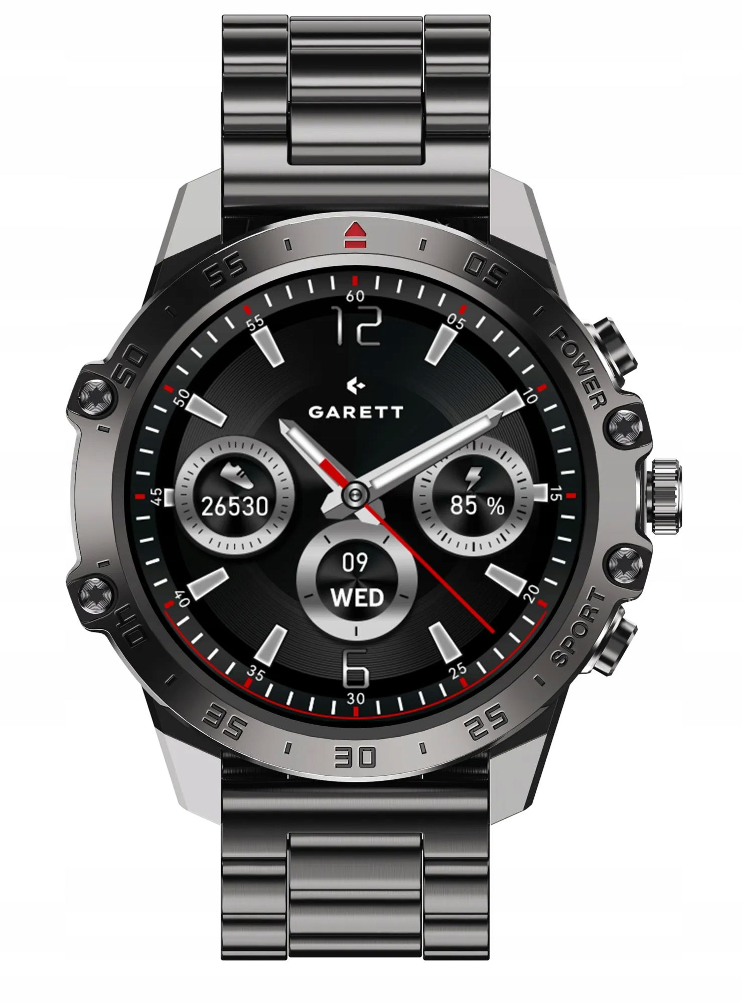 Smartwatch Garett V14 Čierny Oceľový