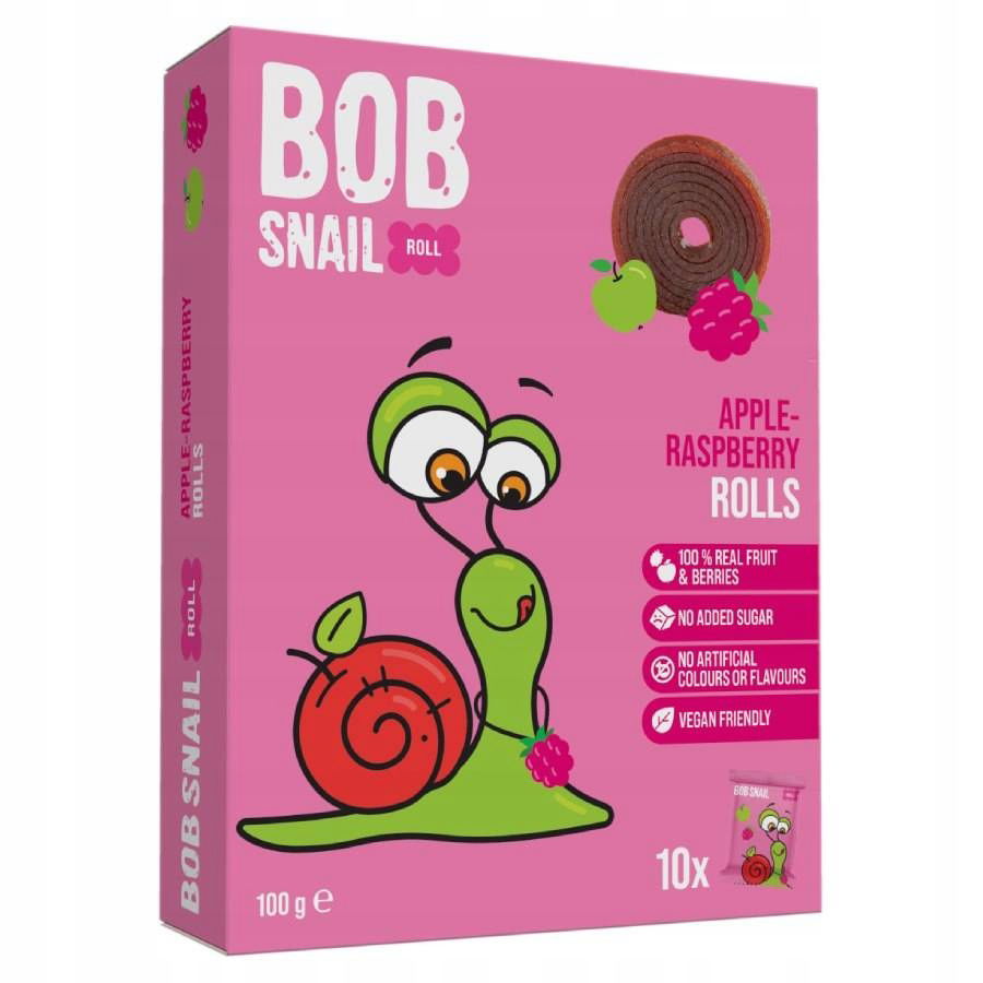 Snack „Jablko malina“ bez pridaného cukru Bob Snail, 100 g