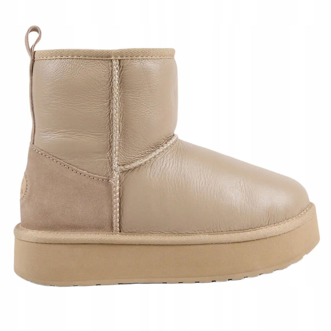 Snehule Emu Australia Stinger Mini Flatform Leather W13189 sand 37, Pia