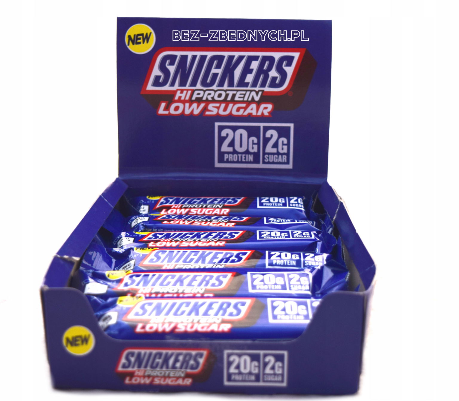 Snickes HiProtein Low Sugar Bar 57 g Milk Chocolate Bielkoviny Mlieka Maltitol