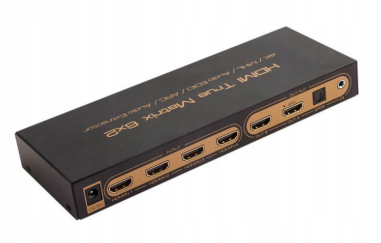 Snímač Hdmi 6x2 Edid Arc Pip 1.4V 3D 4K Audio 5.1