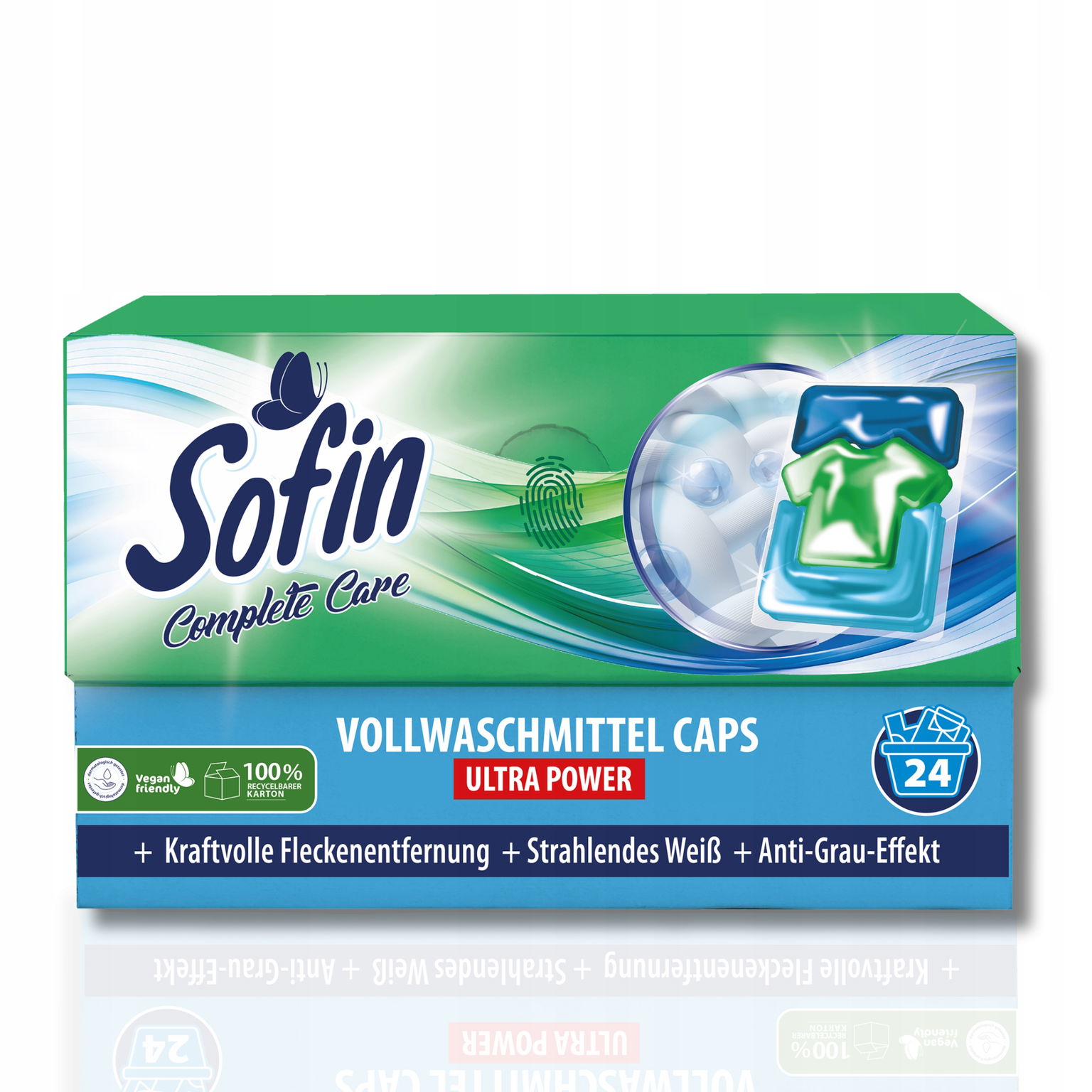 Sofin Kapsule na pranie bielych a svetlých tkanín Ultra Power Box 24 ks De