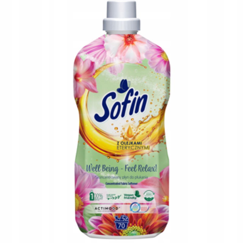Sofin Well Being Feel Relax koncentrovaná aviváž na tkaniny 1,4 l