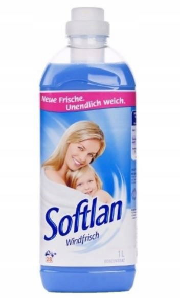 Softlan Windfrish aviváž modrý 1 L