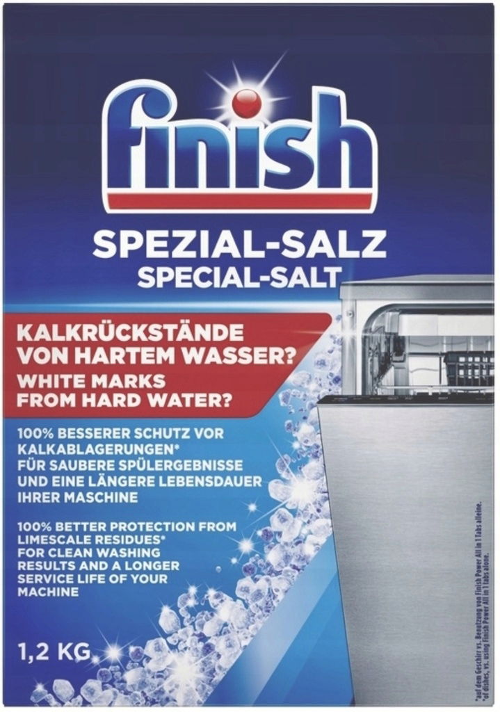 Soľ do umývačky riadu hrubozrnná Finish 1,2 kg