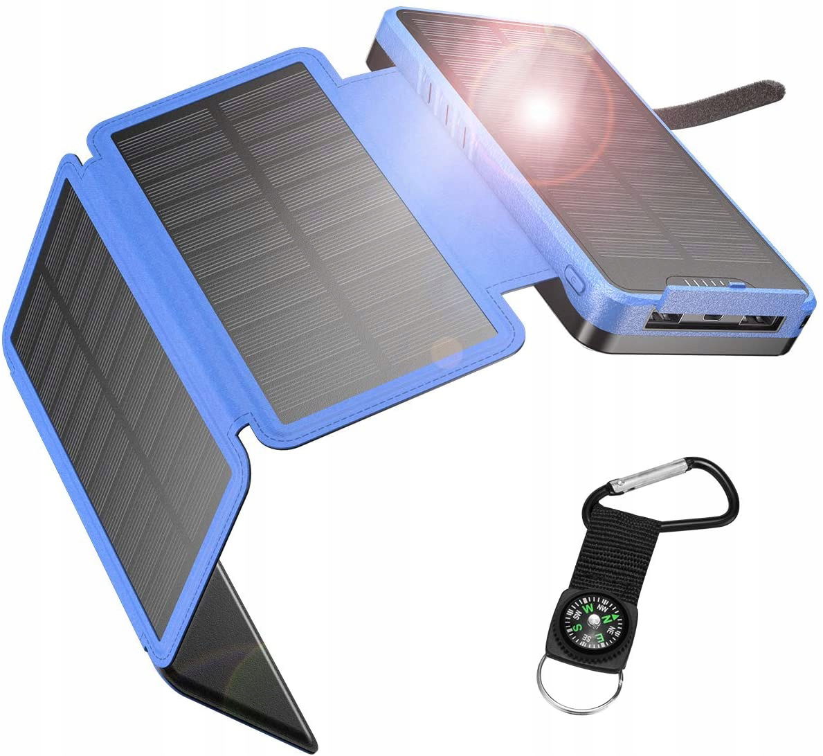 Solárny Powerbank S Panelmi 26800 mAh Kompas 2,4A