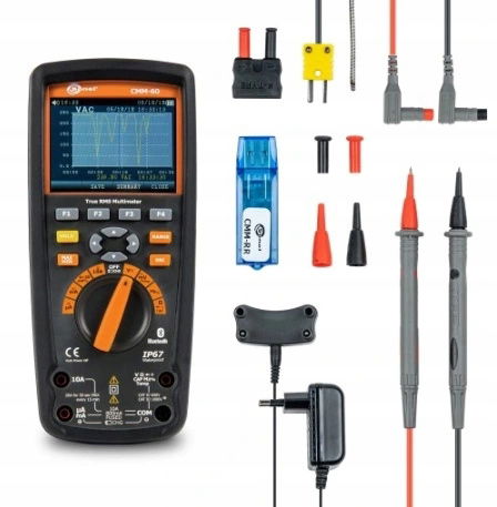 Sonel CMM-60 Pokročilý priemyselný multimetr káble Sonda Adapter