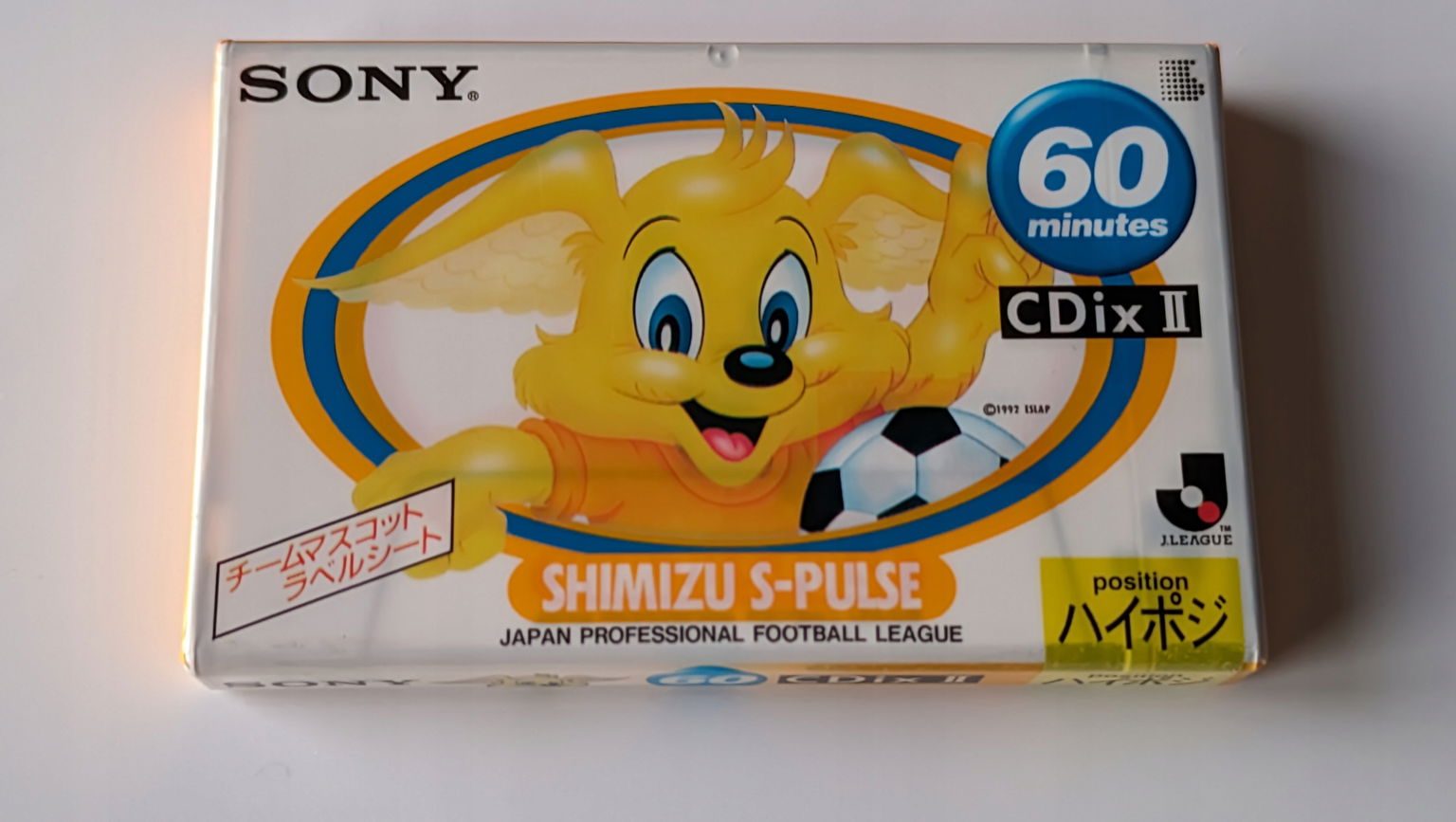 Sony CDix II 60 Shimizu S-pulse 1ks 1992r Japan