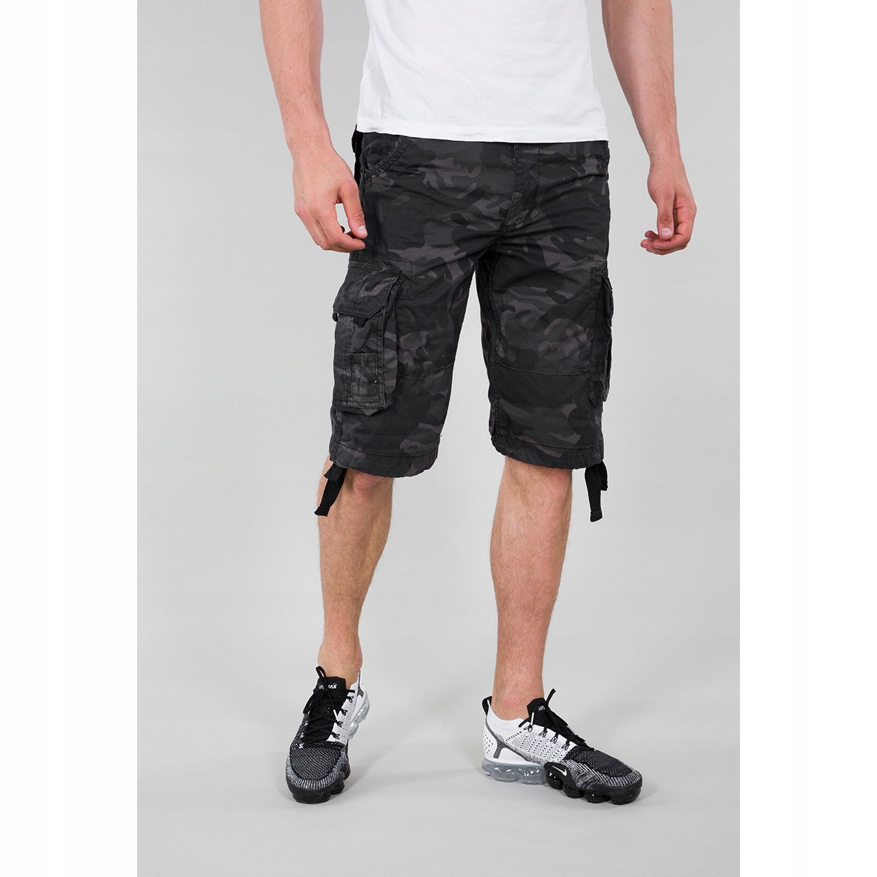 Šortky Alpha Industries Camo Jet Short blackcamo 36