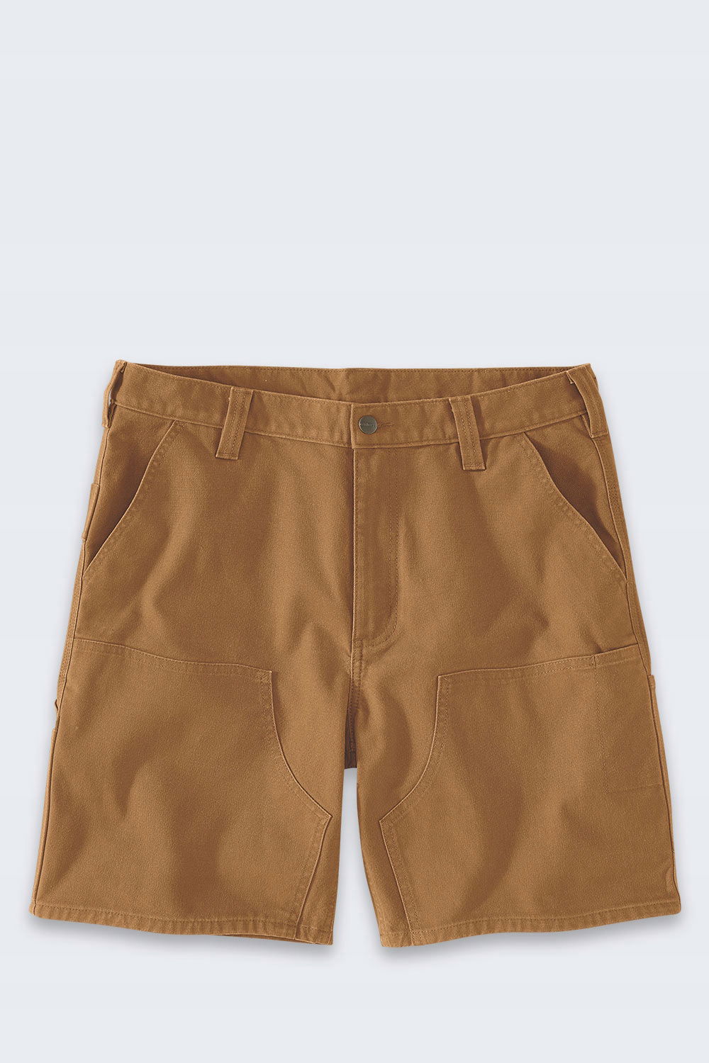 Šortky Carhartt Duck Double Front Brown