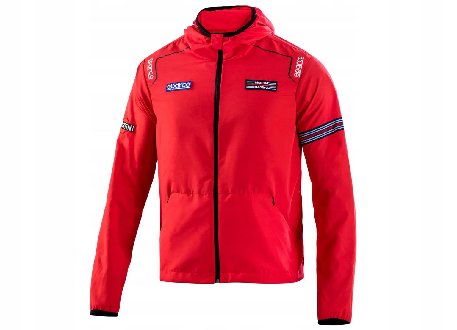 Sparco vetrovka Martini Racing, farba červená, veľkosť L
