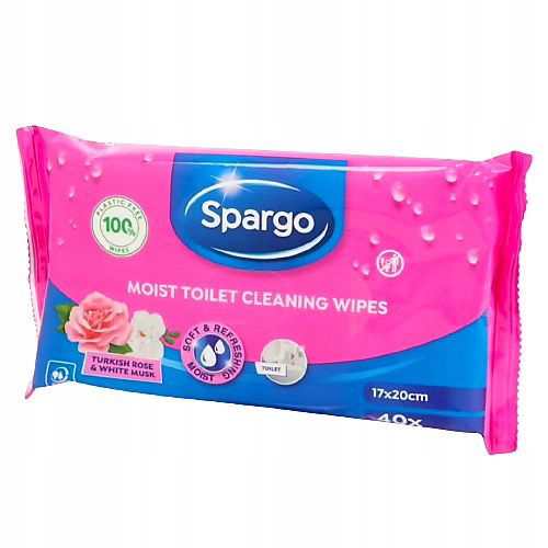 Spargo mokré vlhčené utierky na čistenie 0,1 l