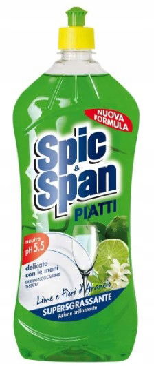 Spic Span Tekutý prostriedok na umývanie riadu Limetka 1 l Taliansko