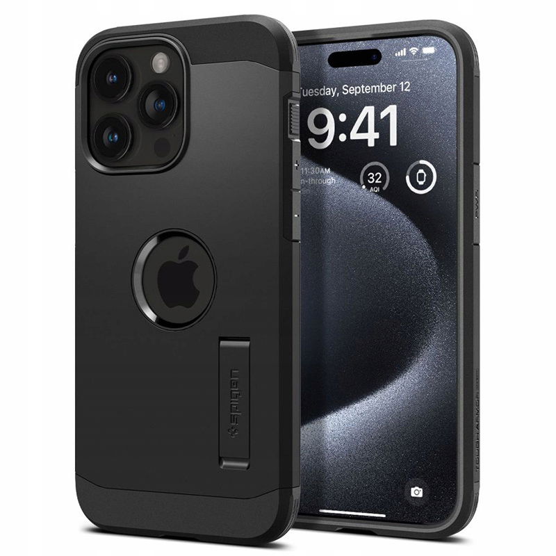 Spigen Tough Armor Mag MagSafe – Puzdro na iPhone 15 Pro Max (čierne)