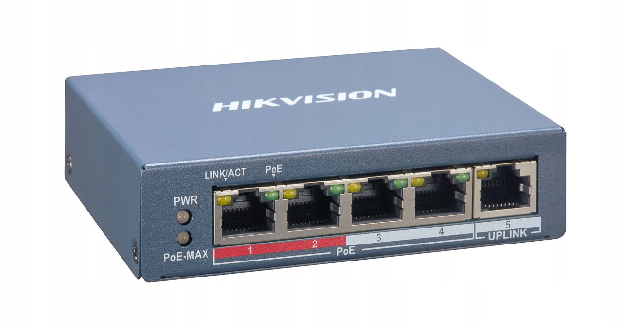 Spínač Hikvision DS-3E1105P-EI(O-STD)V2