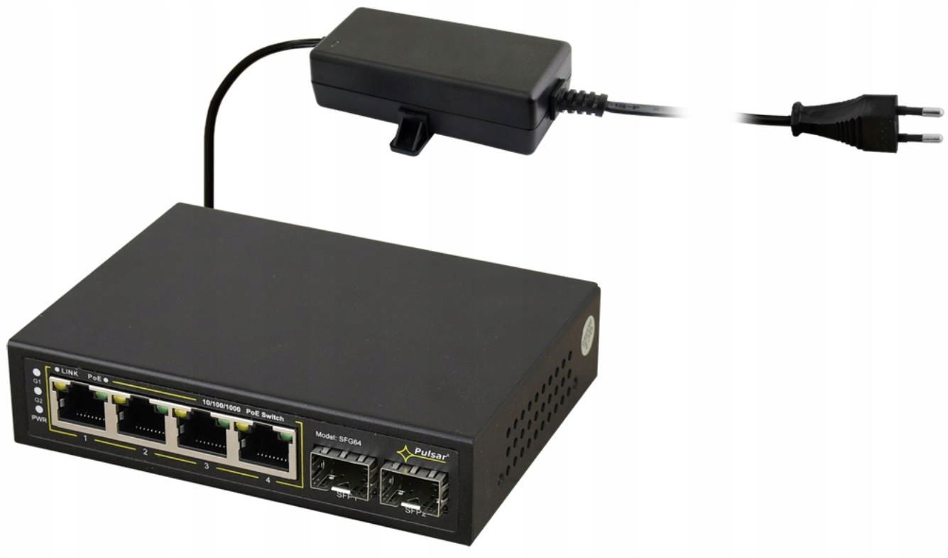 Spinac Poe 4+2SFP Pulsar SFG64