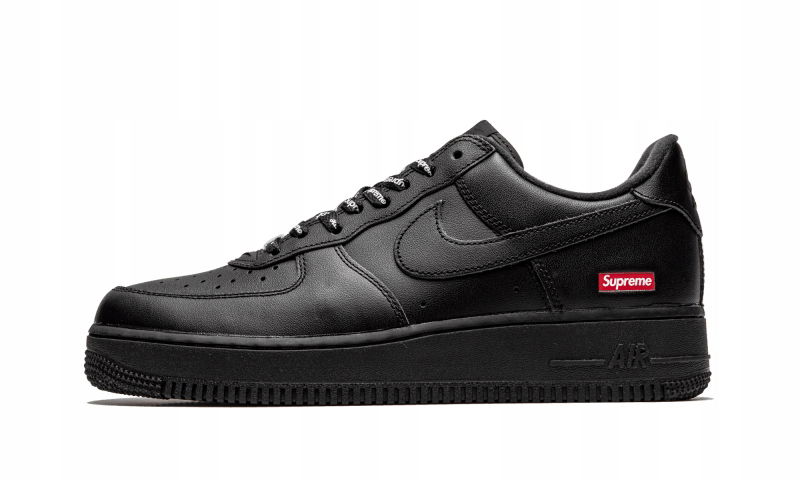 Športové topánky Nike Air Force 1 Low Black Supreme čierne CU9225-001 veľ. 38.5
