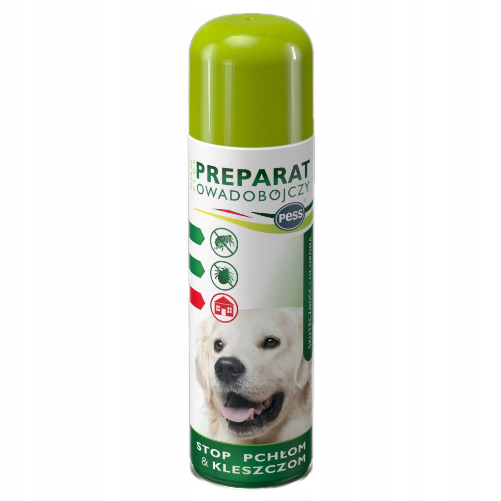 Sprej na parazity Pess Insekticídny prípravok Na Blchu A Kliešte 250 ml