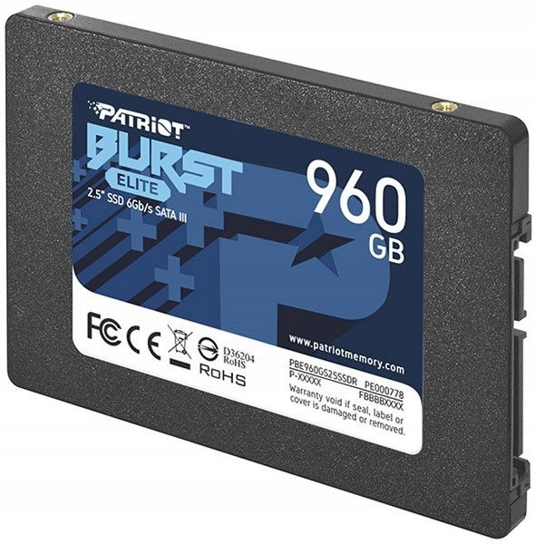 Ssd 960GB Burst Elite 450/320MB/s Sata III 2.5