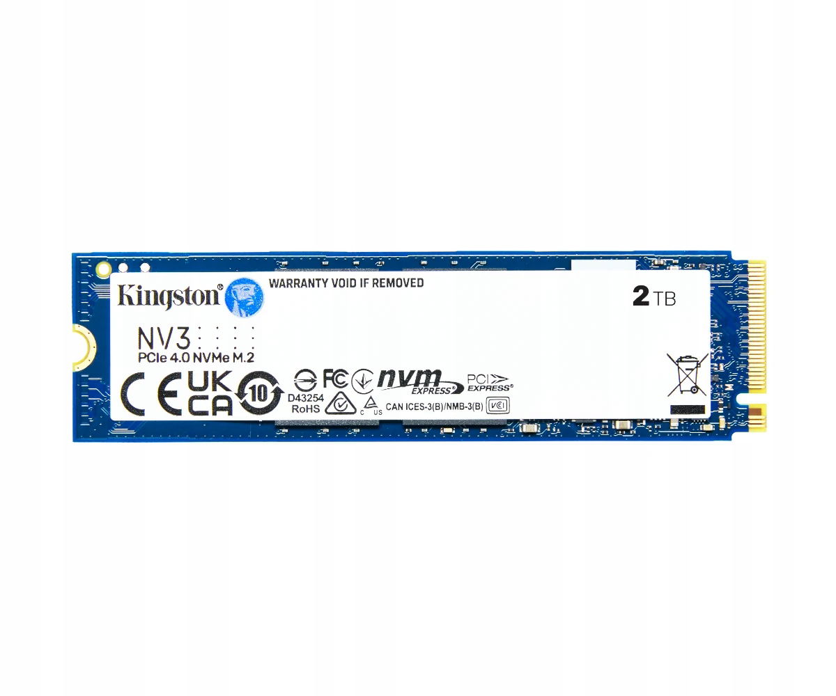 Ssd disk Kingston 2000G NV3 M.2 2280 PCIe 4.0 NVMe