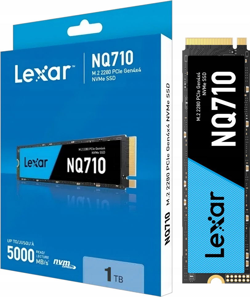 Ssd disk Lexar NQ710 500GB M.2 NVMe 4x4 4400 MB/s pre počítač a notebook Pc