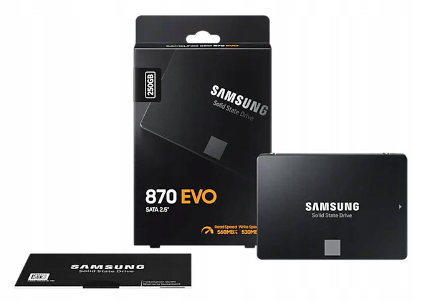 Ssd disk Samsung 870 Evo 250GB 2,5" Sata III