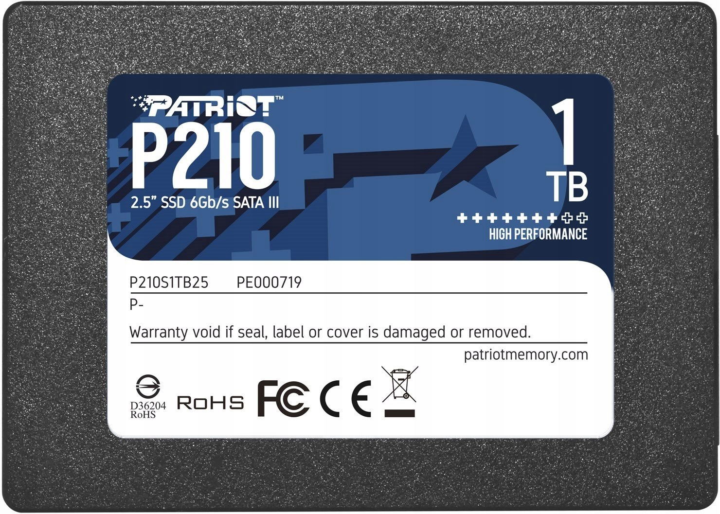 Ssd Patriot P210 1TB SATA3 2.5