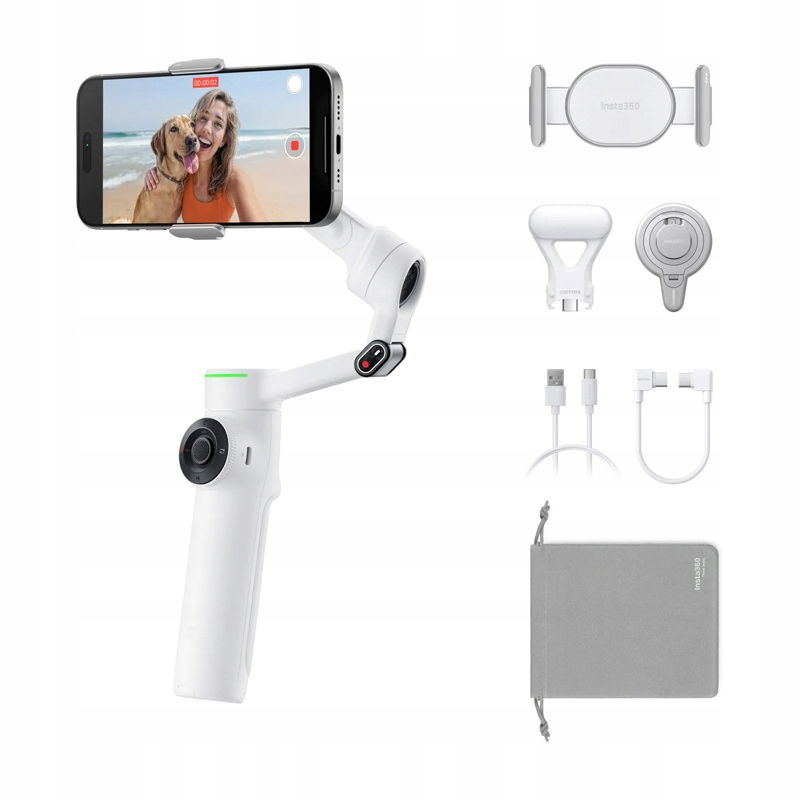 Stabilizátor Insta360 Flow 2 Pro Creator Bundle (biely)