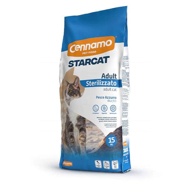 Starcat Sterilizované Ryby Pre Dospelé Ryby 15 Kg