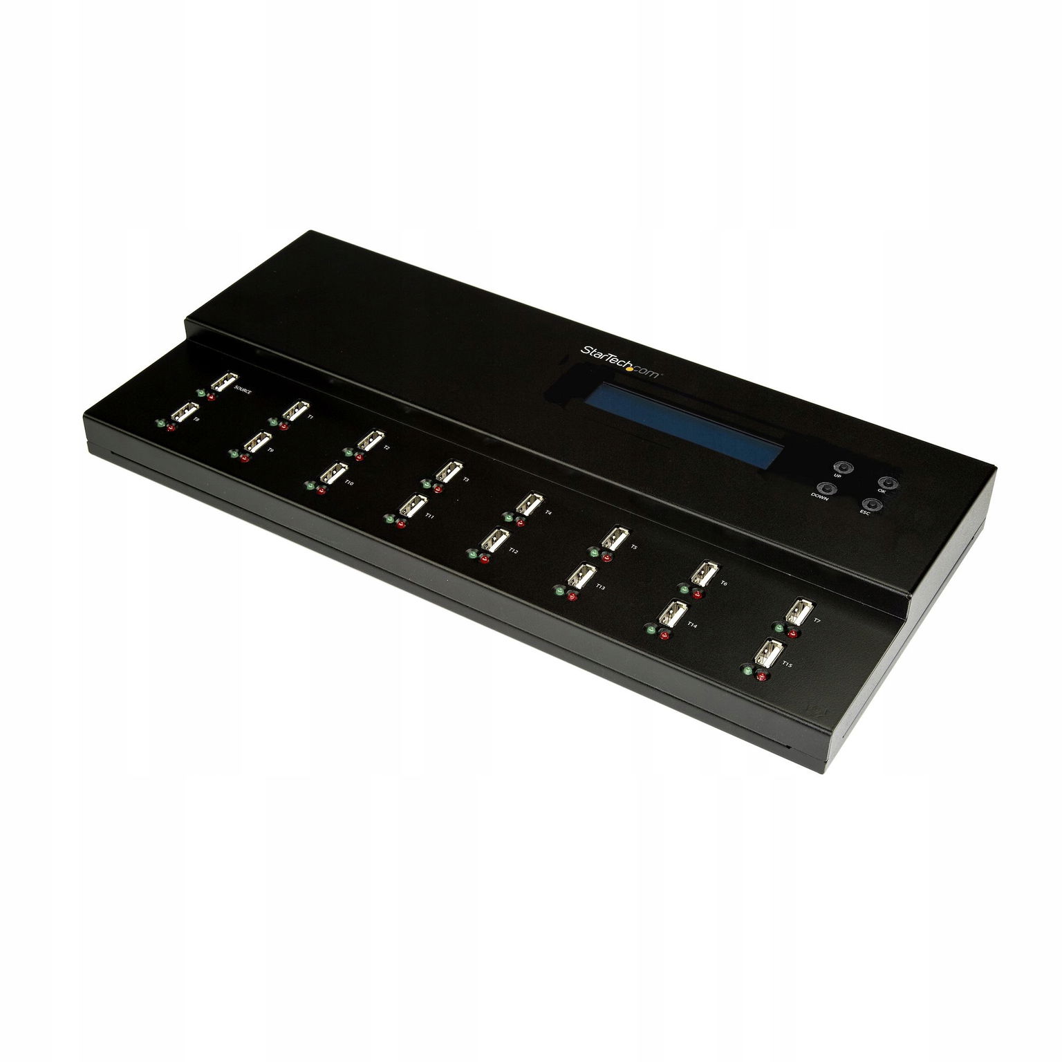 StarTech.com USBDUPE115 duplikátor flash disky Usb 15 kópií Čierna