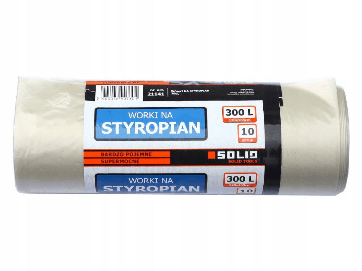 Stavebné vrecia na polystyrén 300L 10KS Solid Tools