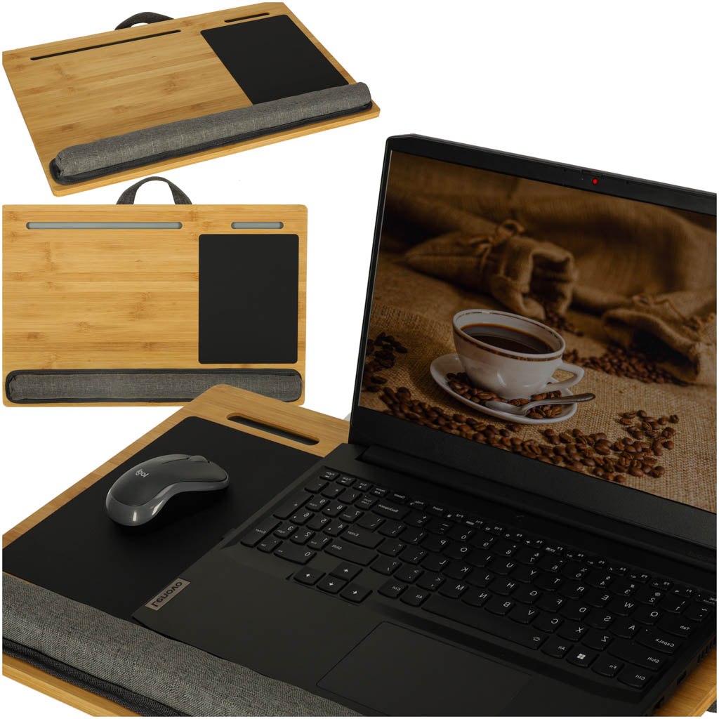 Stolík pod notebook, drevená podložka