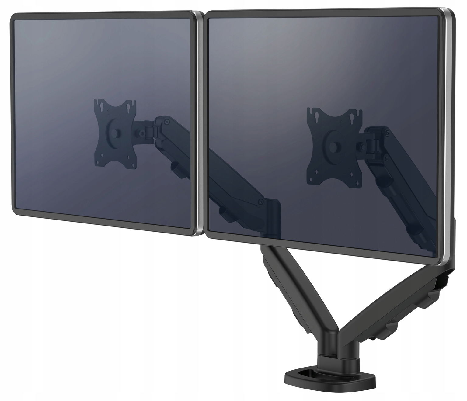 Stolný držiak na 2 LCD monitory Eppa, čierny