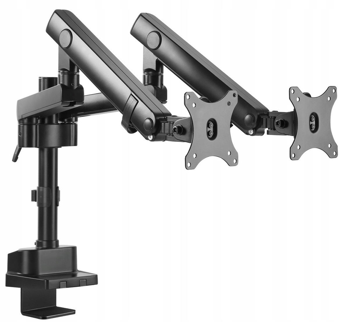 Stolový Držiak Na 2 Led LCD Monitory 2 Ramená 2x8 kg Maclean MC-812