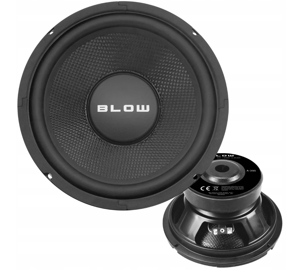 Subwoofer Basový Reproduktor 20cm 200W Bass 91dB 8"