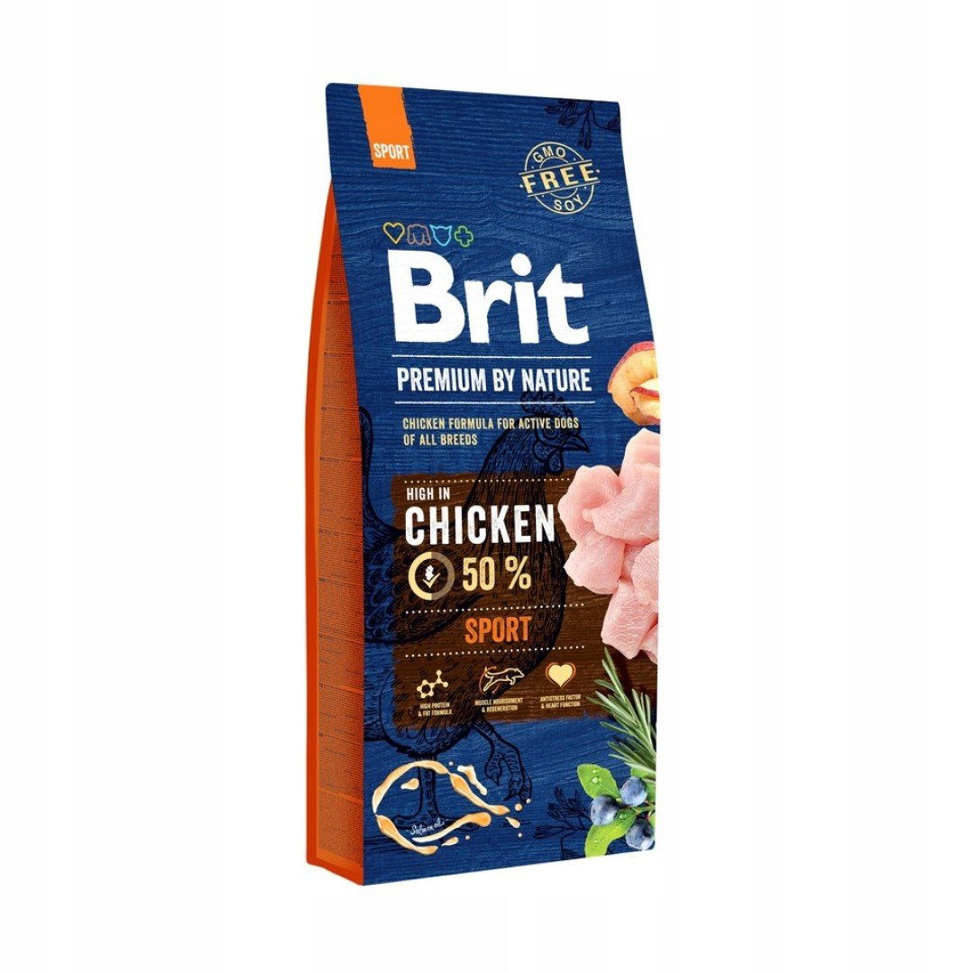 Suché krmivo Brit kura pre aktívnych psov 15 kg